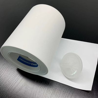 เครื่องกรองไฮโดรโฟบิกทางการแพทย์ PTFE แผ่นที่จัดให้ด้วยโรงงาน มีขนาดรู 0.22μm ถึง 3.0μm