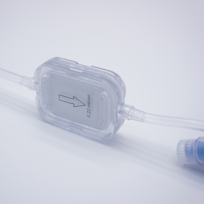 เครื่องกรองอินไลน์ IV ขนาด 0.2 μm ที่ผลิตโดยตรงจากโรงงาน สําหรับชุดการฉีดน้ําที่ใช้ปั๊ม